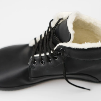 Ahinsa pánské zimní boty černé